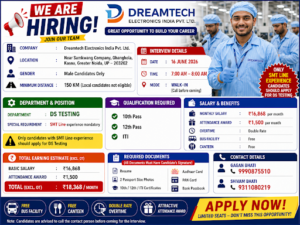 DS Testing-Dreamtech Electronics India Pvt. Ltd.
