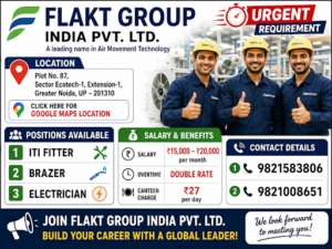 ITI Fitter, Brazer, Electrician
