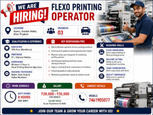 Printing Operator (Flexo)