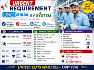 Production-UNO MINDA EV SYSTEM