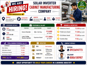 Solar Inverter Cabinet Manufacturing