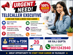 Telesales / calling work