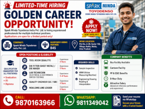 Multi Opening-Spark Minda Toyodenso India Pvt. Ltd