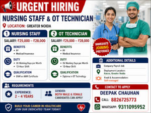Nursing Staff & OT Technician