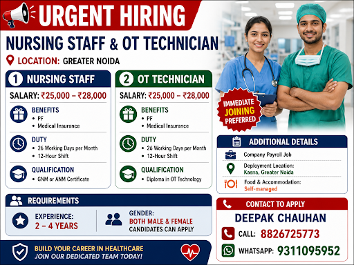 Nursing Staff & OT Technician