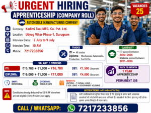 Kadimi Tool MFG. Co. Pvt. Ltd.