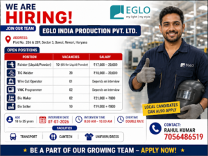 Multi Opening- Eglo India Production Pvt. Ltd.