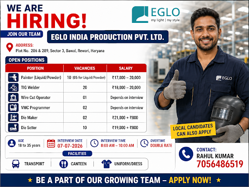 Multi Opening- Eglo India Production Pvt. Ltd.